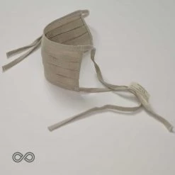 Vendor-unknown CICERO 100% Organic Linen Face Mask Mouth Mask (Elastic-free)