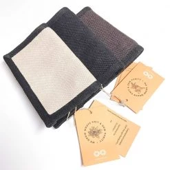 Vendor-unknown ShoesBags&More CERVANTES Heavy Hemp Canvas Wallet With Driver's License Window