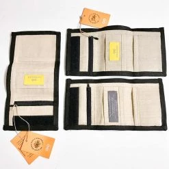 Vendor-unknown ShoesBags&More CERVANTES Heavy Hemp Canvas Wallet With Driver's License Window