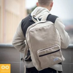 Vendor-unknown CONNECTICUT Deluxe Organic Hemp Backpack (17x11x6) Sports & Outdoor