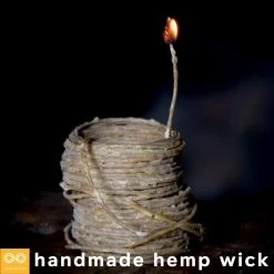 Twines DIY Bespoke Hand-Dipped Organic Hemp Wick (Handmade In Montana)