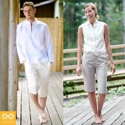 CANCUN Hemp Dorm Shorts Elastic-free Womens’ Shorts