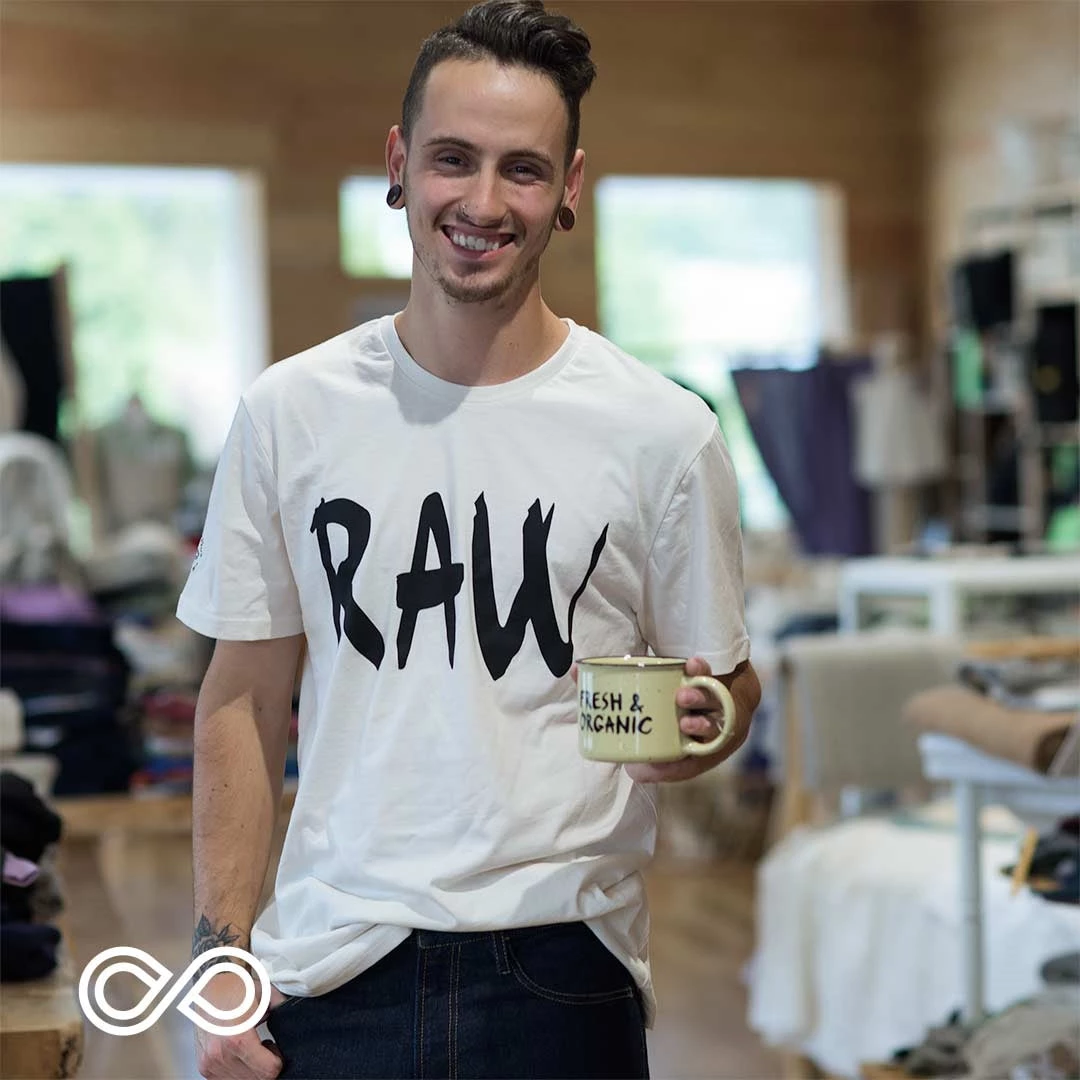 T-Shirts PUREVALLEY 100% Organic Prima Cotton T-Shirt (Unisex) - RAW 2 T-Shirts PUREVALLEY 100% Organic Prima Cotton T-Shirt (Unisex) - RAW