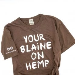 T-Shirts Unisex 100% Organic Cotton T-shirt (USA)(Your Blaine On Hemp)