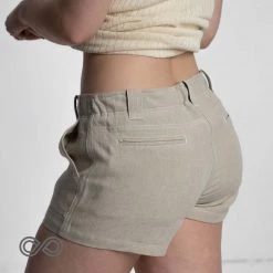 CHARLOTTE 100% Organic Linen Shorts