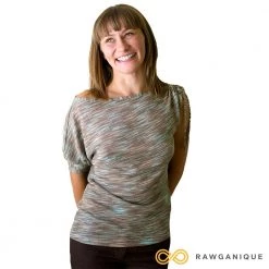 Vendor-unknown TIGRESS Off-Kilter Hemp Blouse