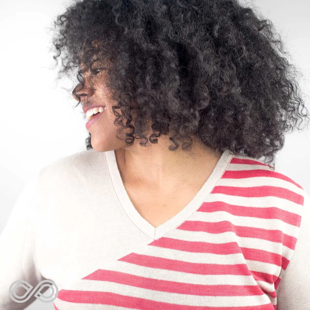 Vendor-unknown Women KEW GARDENS V-Neck 100% Hemp Blouse (3/4 Sleeves) 3 Vendor-unknown Women KEW GARDENS V-Neck 100% Hemp Blouse (3/4 Sleeves)