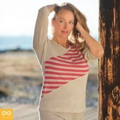 Vendor-unknown Women KEW GARDENS V-Neck 100% Hemp Blouse (3/4 Sleeves) 11 Vendor-unknown Women KEW GARDENS V-Neck 100% Hemp Blouse (3/4 Sleeves)