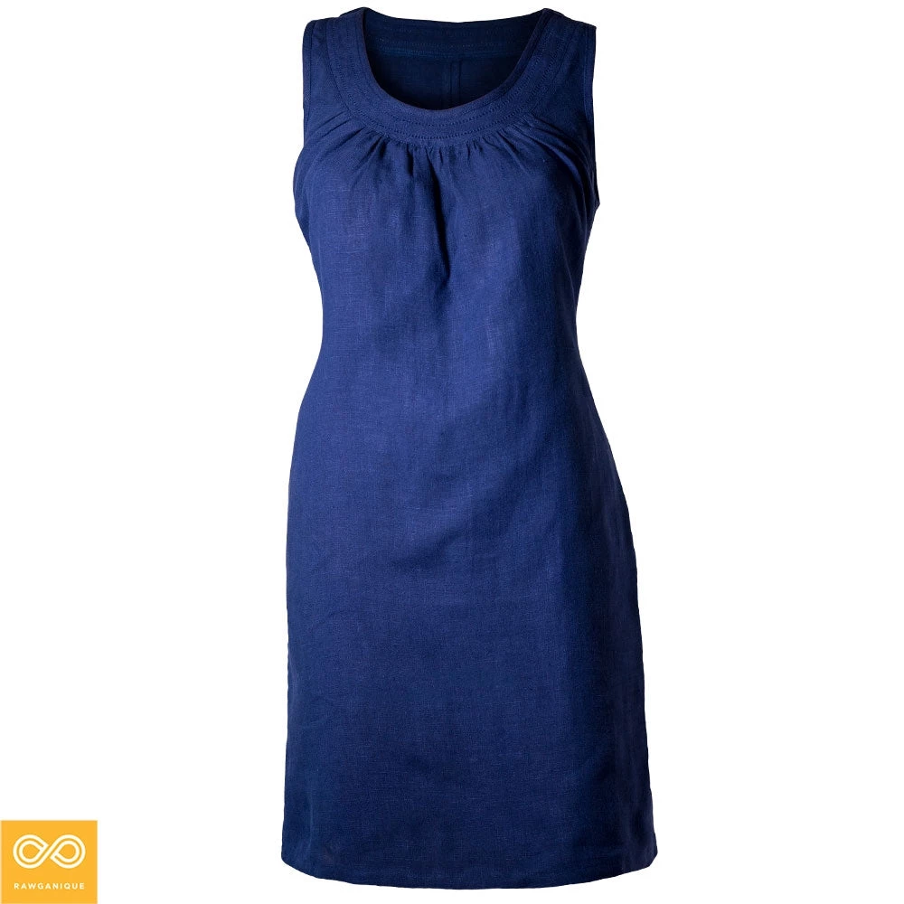 Vendor-unknown SUMMER BREEZE 100% Organic Hemp Dress (Hemstitched Neckline, With Pockets) Dresses 3 Vendor-unknown SUMMER BREEZE 100% Organic Hemp Dress (Hemstitched Neckline, With Pockets) Dresses