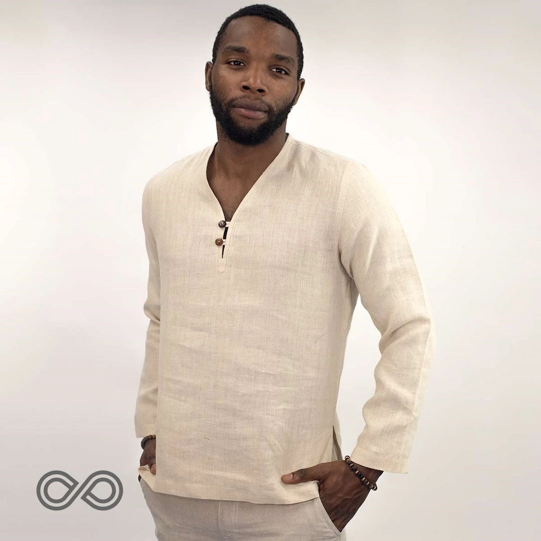 Vendor-unknown Clearance Zen 100% Organic Hemp Shirt 1 Vendor-unknown Clearance Zen 100% Organic Hemp Shirt