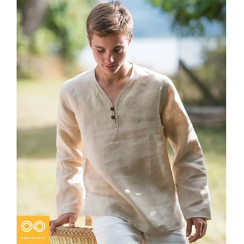 Vendor-unknown Clearance Zen 100% Organic Hemp Shirt 4 Vendor-unknown Clearance Zen 100% Organic Hemp Shirt