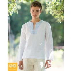 Vendor-unknown Organic Linen Meditation Shirt Shirts