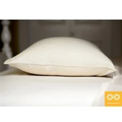 Rawganique Sheets WEMBLEY Organic Cotton Fleece - Jersey Reversible Pillowcase