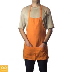Vendor-unknown Printed Tees & More Maestro 100% Organic Hemp Apron (Plain Or Printed)
