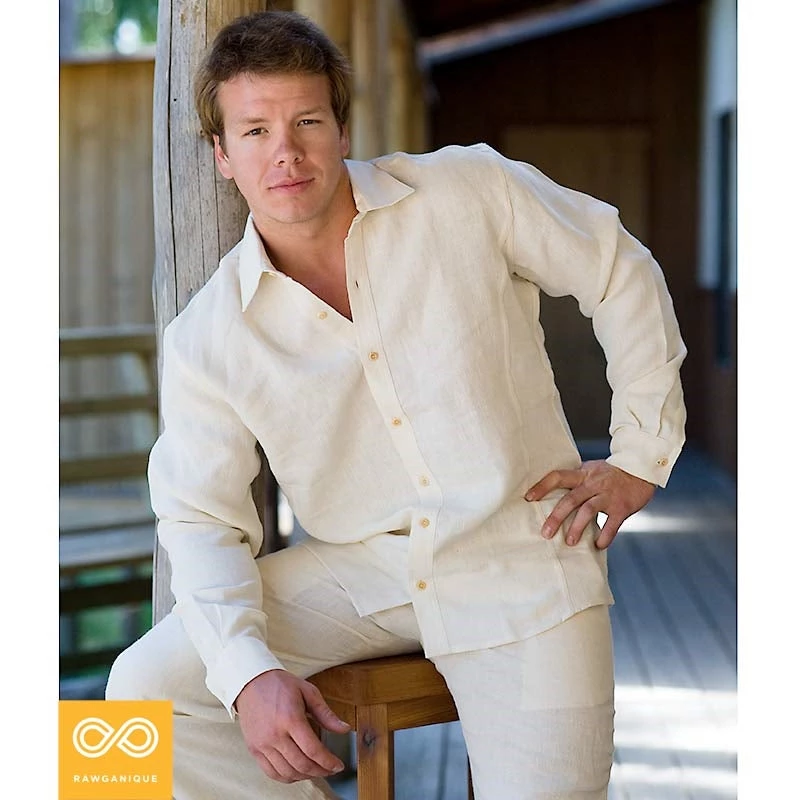 Vendor-unknown Offers Chance No-Pocket Long-Sleeve Hemp Oxford Shirt (Discontinued Closeout) 1 Vendor-unknown Offers Chance No-Pocket Long-Sleeve Hemp Oxford Shirt (Discontinued Closeout)