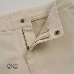 Fisherman's Wharf 100% Organic Cotton Twill Shorts (Unisex) (Slide Over Button) Womens’ Shorts