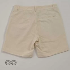 Fisherman's Wharf 100% Organic Cotton Twill Shorts (Unisex) (Slide Over Button) Womens’ Shorts