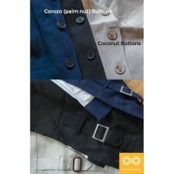 Vendor-unknown Eco-Couture Low Rise Hemp Dress Pants Slacks Bottoms