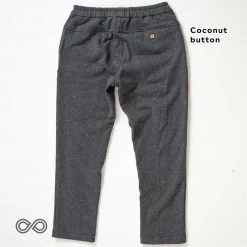 Vendor-unknown Men REDMOND 100% Organic Cotton Fleece Flex Waist Jogger Pants (With Zipper)