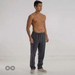 Vendor-unknown Men REDMOND 100% Organic Cotton Fleece Flex Waist Jogger Pants (With Zipper)