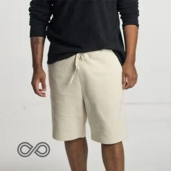 KITSILANO Elastic-free 100% Organic Cotton Fleece Sweat Shorts (Unisex)