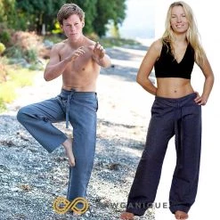 Vendor-unknown Trousers & Jeans MORIO 100% Hemp Karate Gi Pants (Unisex)