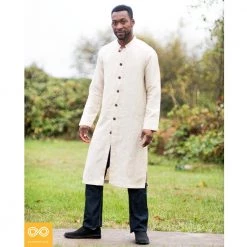 Vendor-unknown TOULOUSE Organic French Linen Tunic (Long-sleeved) (Unisex)