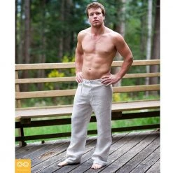 Vendor-unknown Luca Elastic-free 100% Hemp Meditation Pants (Regular Rise) Bottoms