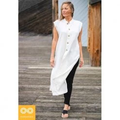 Vendor-unknown MARCO POLO Sleeveless Hemp Tunic (Unisex) Tops