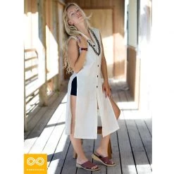 Vendor-unknown MARCO POLO Sleeveless Hemp Tunic (Unisex) Tops