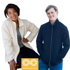 Vendor-unknown EXPLORATOR 100% Organic Cotton Fleece Zippered Ski Jacket (Unisex)