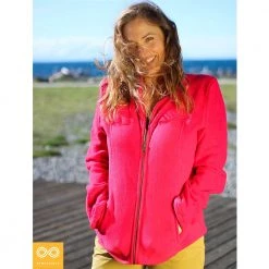 Vendor-unknown EXPLORATOR 100% Organic Cotton Fleece Zippered Ski Jacket (Unisex)