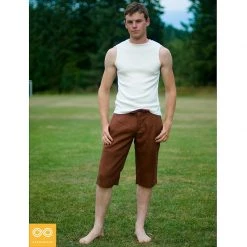 Tree Island Organic Linen Shorts