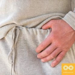 Vendor-unknown RODIN Elastic-free 100% Organic Irish Linen Knit Top & Bottom Set (PJ Or Sweats)