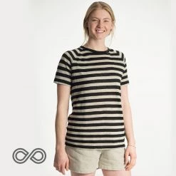 Vendor-unknown Men TRIBECA 100% Organic Hemp Striped T-shirt Top