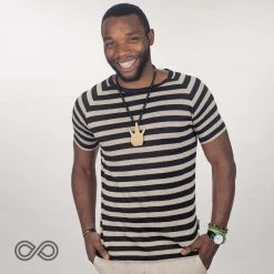 Vendor-unknown Men TRIBECA 100% Organic Hemp Striped T-shirt Top