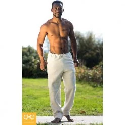 Vendor-unknown DEBUSSY Elastic-free 100% Organic Cotton Fleece Sweat Pants (Unisex)