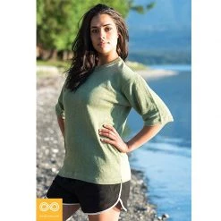 T-Shirts Women SOMERSBY Short-Sleeve 100% Linen T-shirt (Unisex)