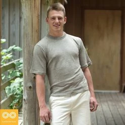 T-Shirts Women SOMERSBY Short-Sleeve 100% Linen T-shirt (Unisex)