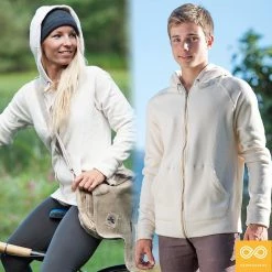 Vendor-unknown MONT TREMBLANT 100% Organic Cotton Fleece Hooded Zippered Sweatshirt (Unisex) Warmwear & Outerwear