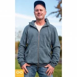 Vendor-unknown MONT TREMBLANT 100% Organic Cotton Fleece Hooded Zippered Sweatshirt (Unisex) Warmwear & Outerwear