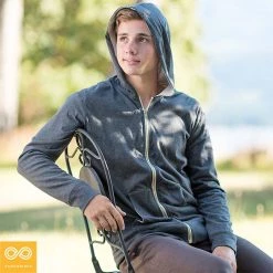 Vendor-unknown BRIGHTON BEACH Organic Cotton Jersey Hoodie (Unisex)