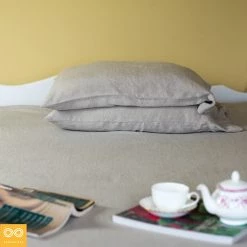 Vendor-unknown BedBath Linen Sheets: Blvd Haussmann Organic French Linen Sheets (Luxury Relaxed Edition)