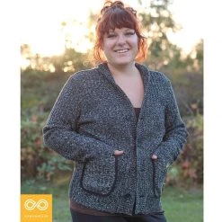 Vendor-unknown Women GRENOBLE 100% Organic Hemp Cardigan Sweater
