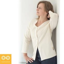 Vendor-unknown AVIGNON 100% Organic Prima Cotton Jersey Shirt / Lounge Top Women