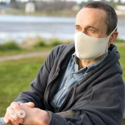 Vendor-unknown ShoesBags&More VIVALDI 2-Layer 100% Organic Cotton Face Mask Mouth Mask With Filter Pocket (Elastic-Free) (Washable)