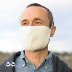 Vendor-unknown PURCELL 2-Layer Organic Cotton Fleece & Jersey Face Mask Mouth Mask (One Elastic)