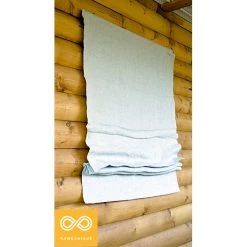 Vendor-unknown Pomona Organic Linen Roman Blinds (Discontinued) Curtains