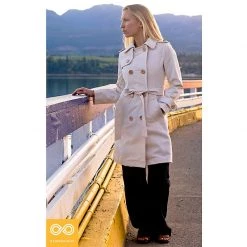 Vendor-unknown AUDREY Organic Cotton Trench Coat