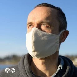 Vendor-unknown LENNOX Organic Cotton Face Mask Mouth Mask With Elastic (Washable) Face Coverings